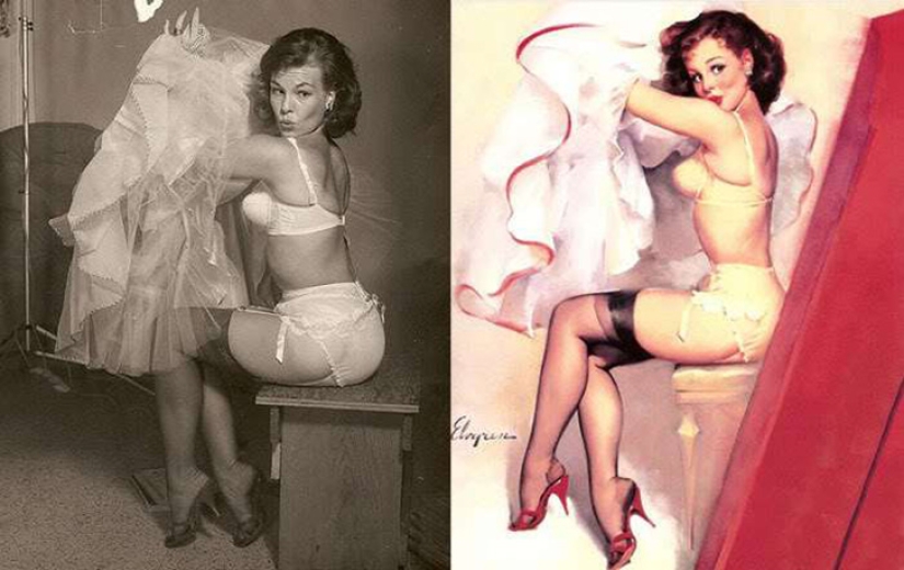 Cómo se veían las chicas que posaron para los carteles pin-up más famosos