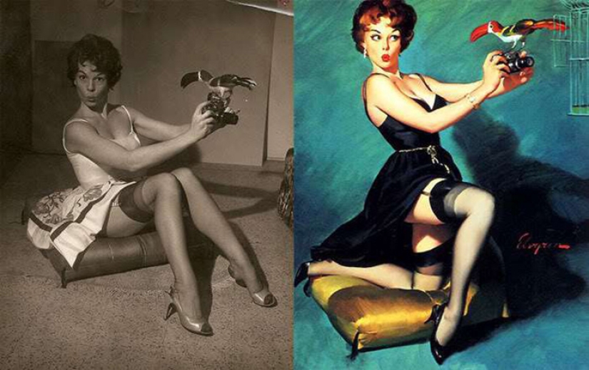 Cómo se veían las chicas que posaron para los carteles pin-up más famosos