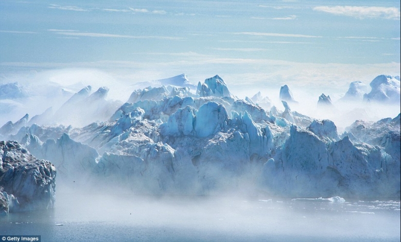 Cómo se ven los icebergs más antiguos del mundo