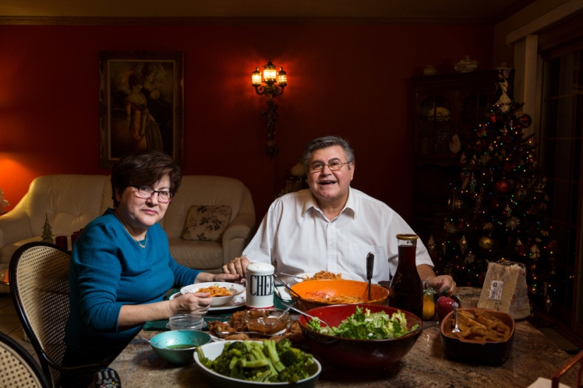 Cómo va la cena en las familias de los estadounidenses comunes y corrientes