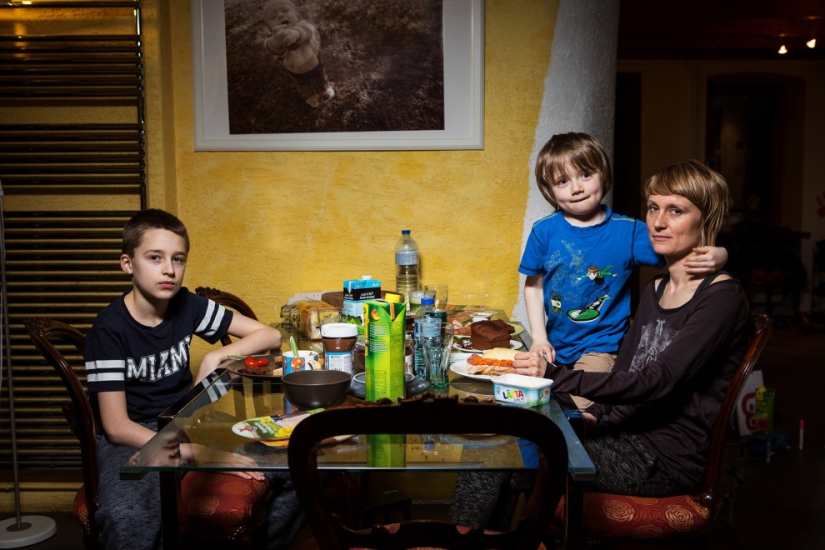 Cómo va la cena en las familias de los estadounidenses comunes y corrientes