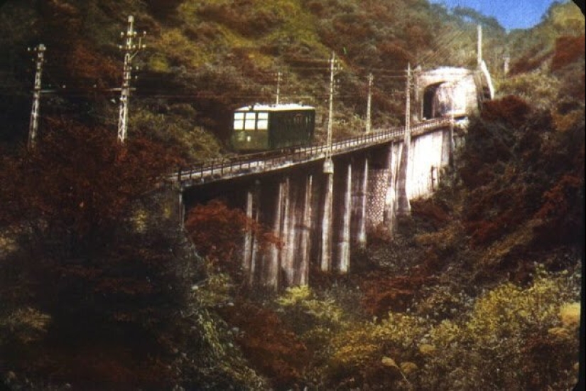 Color photographs of Japan in the beginning of 1950