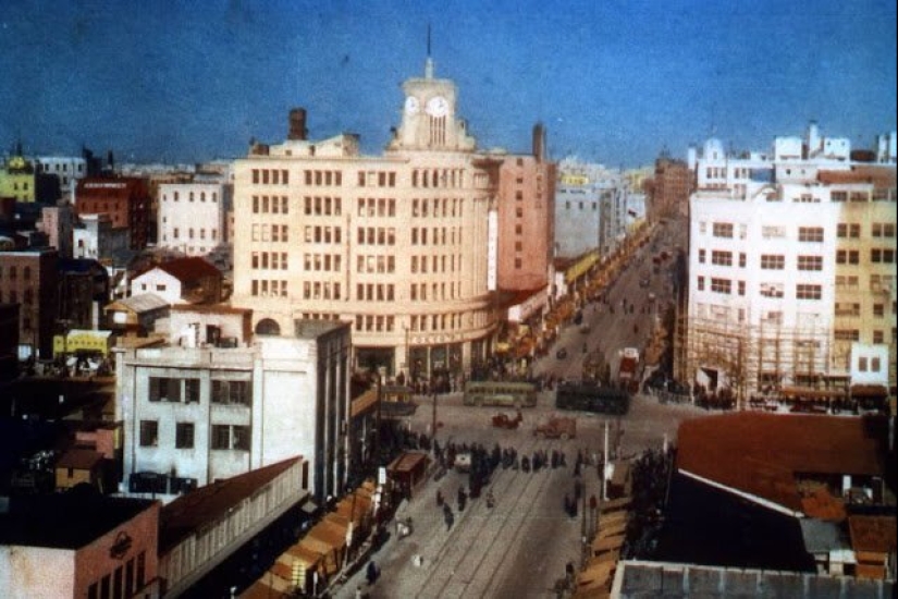 Color photographs of Japan in the beginning of 1950