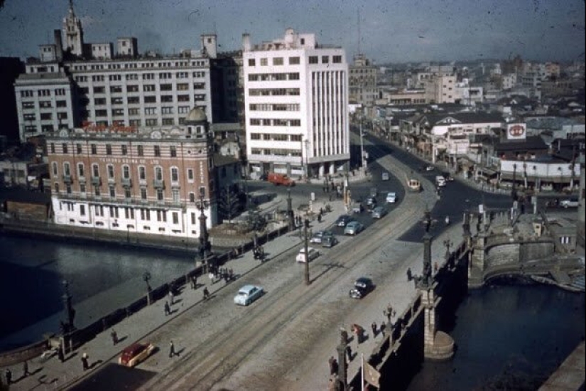 Color photographs of Japan in the beginning of 1950