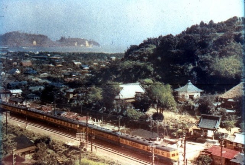 Color photographs of Japan in the beginning of 1950