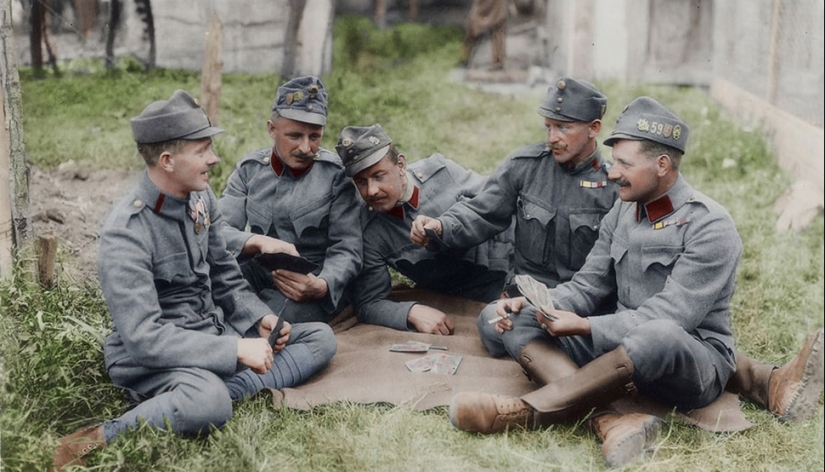 Color photographs of the First World War that were taken as if yesterday