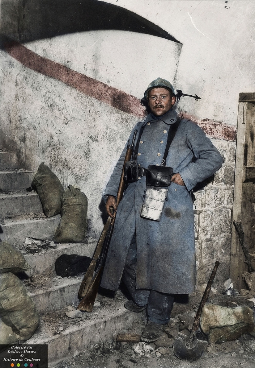 Color photographs of the First World War that were taken as if yesterday