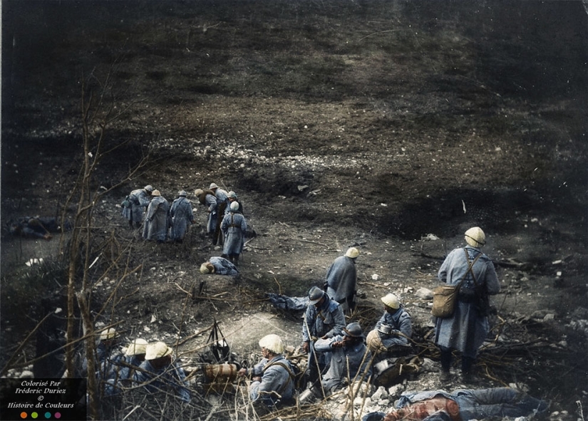 Color photographs of the First World War that were taken as if yesterday