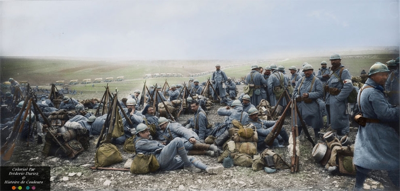 Color photographs of the First World War that were taken as if yesterday