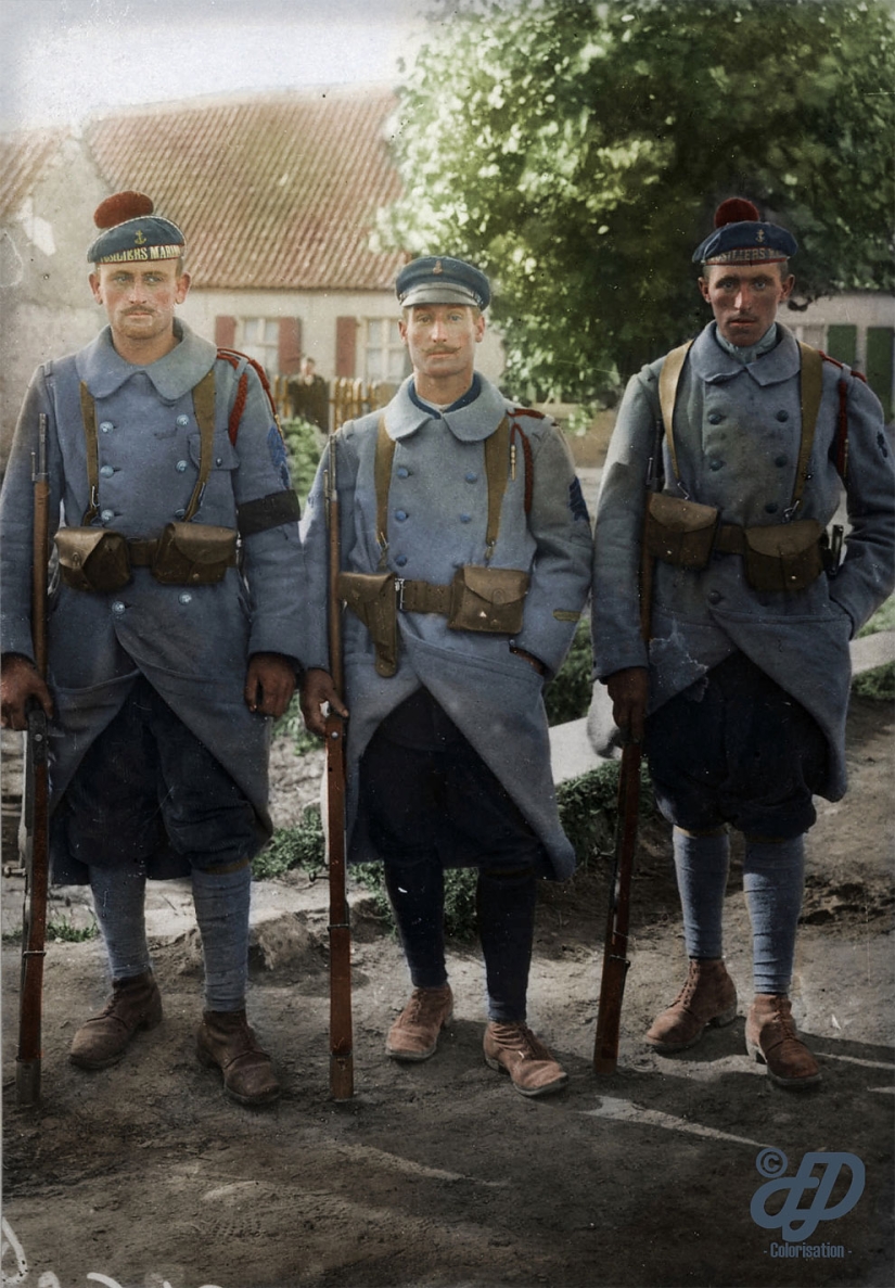 Color photographs of the First World War that were taken as if yesterday