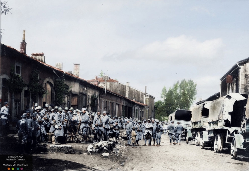 Color photographs of the First World War that were taken as if yesterday