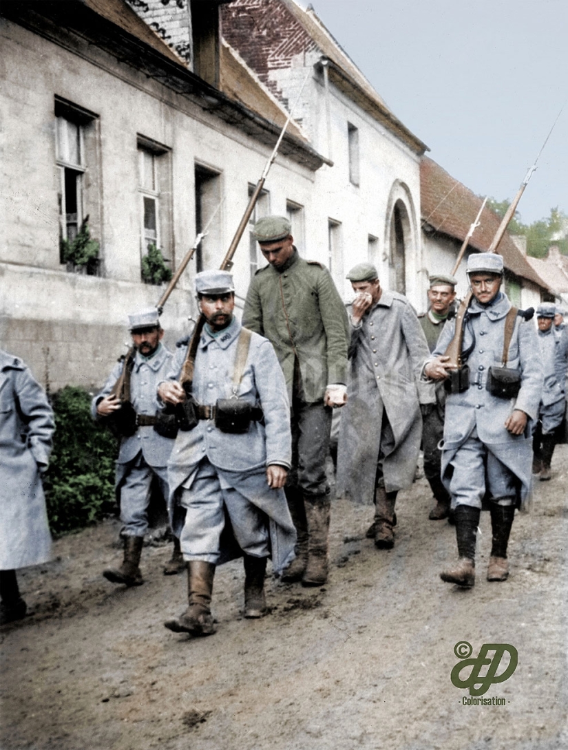 Color photographs of the First World War that were taken as if yesterday