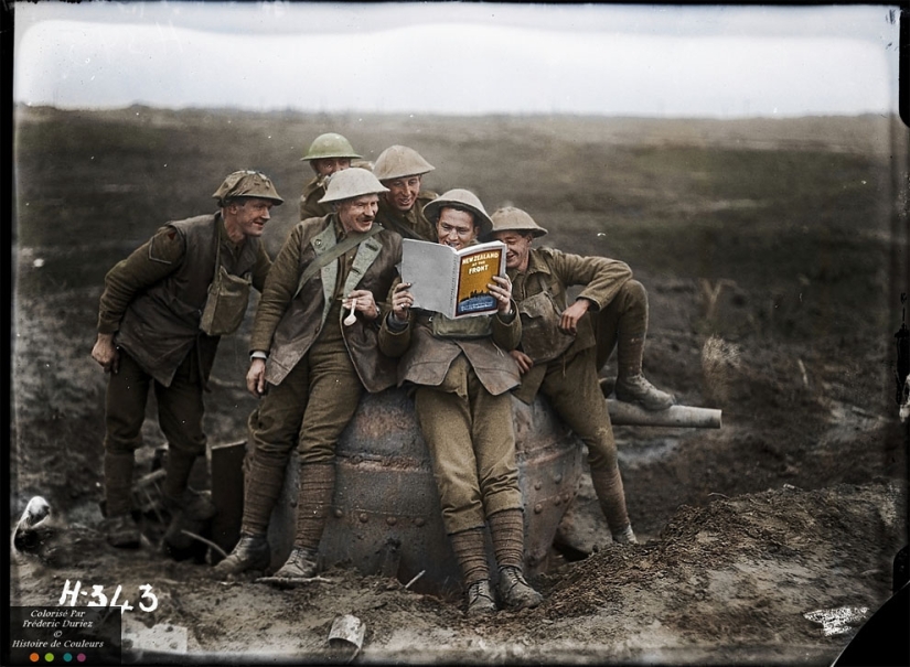 Color photographs of the First World War that were taken as if yesterday