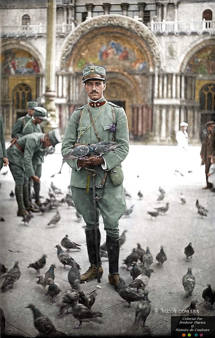 Color photographs of the First World War that were taken as if yesterday