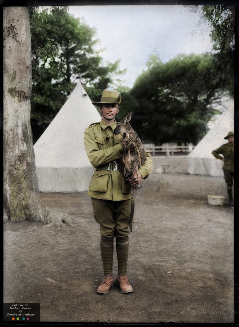 Color photographs of the First World War that were taken as if yesterday