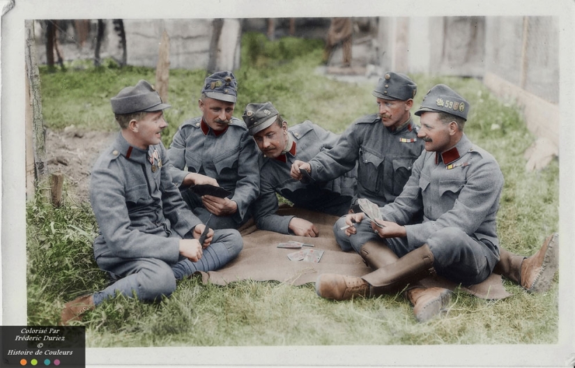 Color photographs of the First World War that were taken as if yesterday