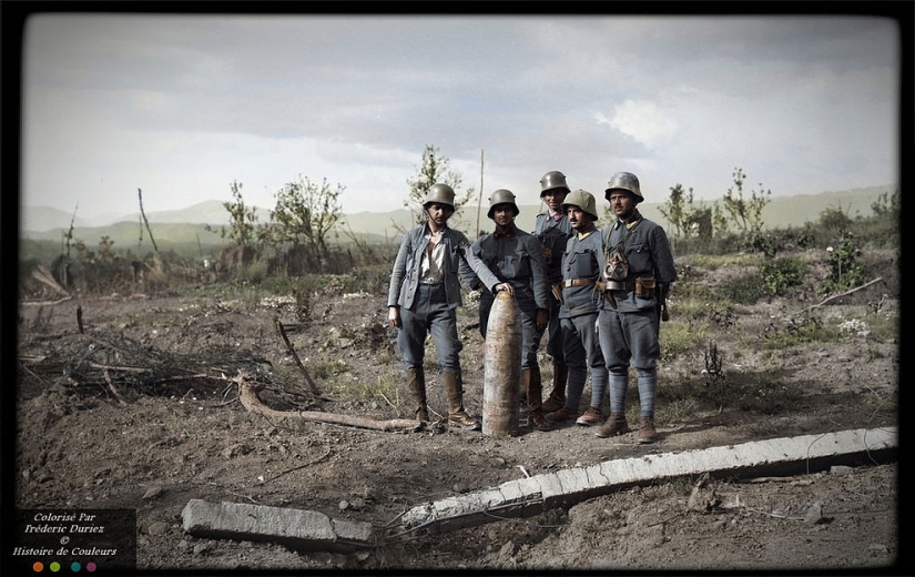 Color photographs of the First World War that were taken as if yesterday