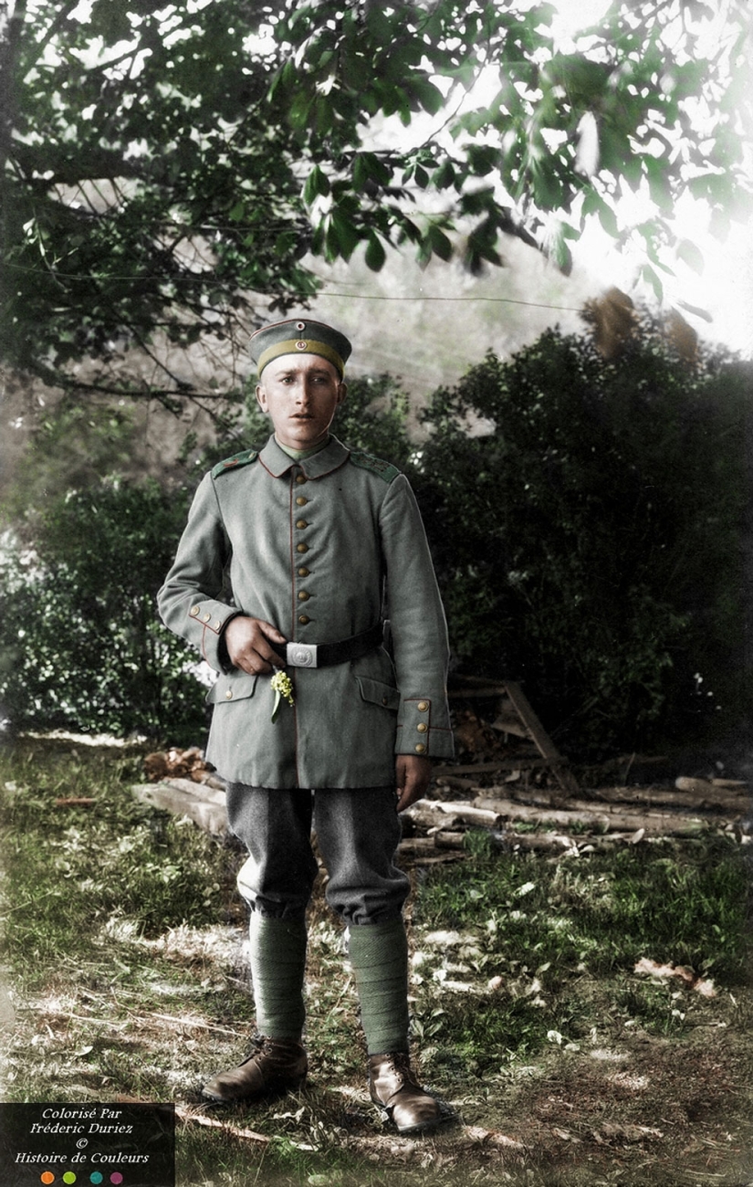 Color photographs of the First World War that were taken as if yesterday