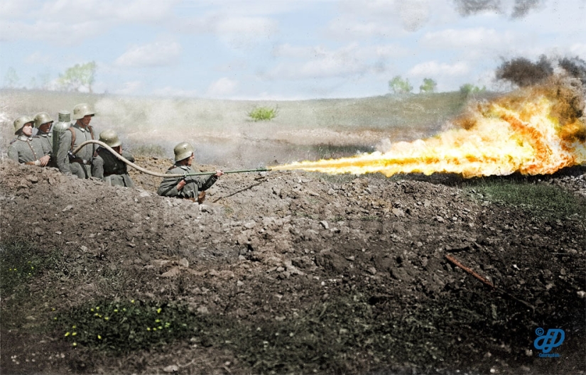 Color photographs of the First World War that were taken as if yesterday