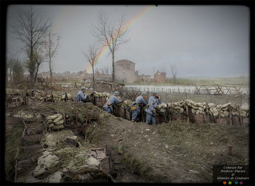 Color photographs of the First World War that were taken as if yesterday