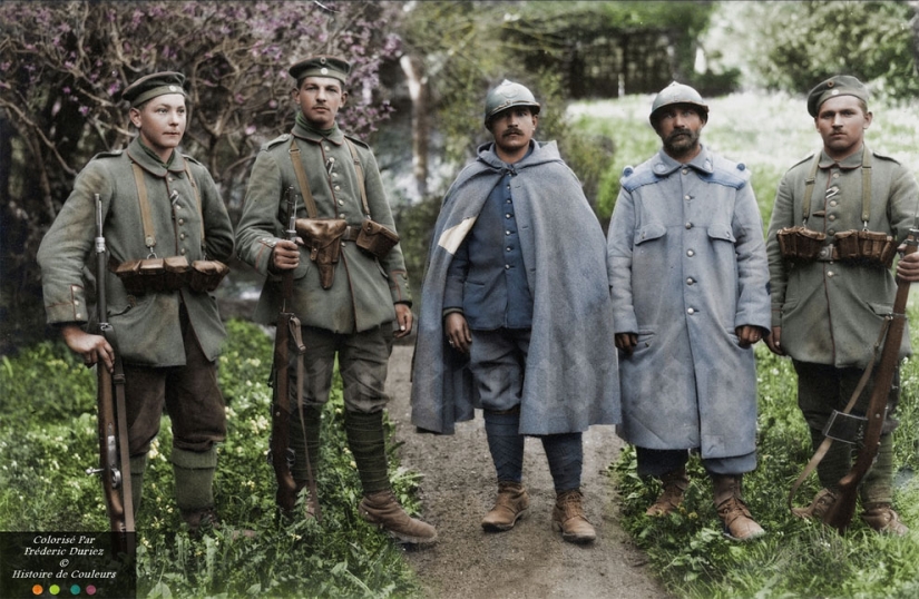 Color photographs of the First World War that were taken as if yesterday