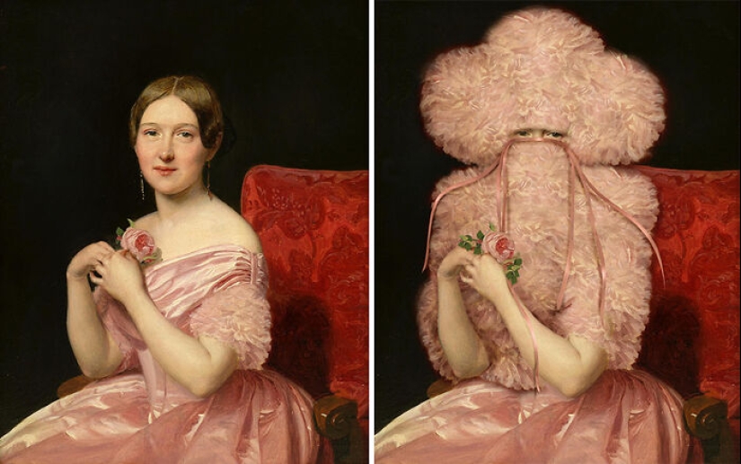 Commentary On Status: 15 Historic Portraits Of Elites Get A Makeover From This Artist