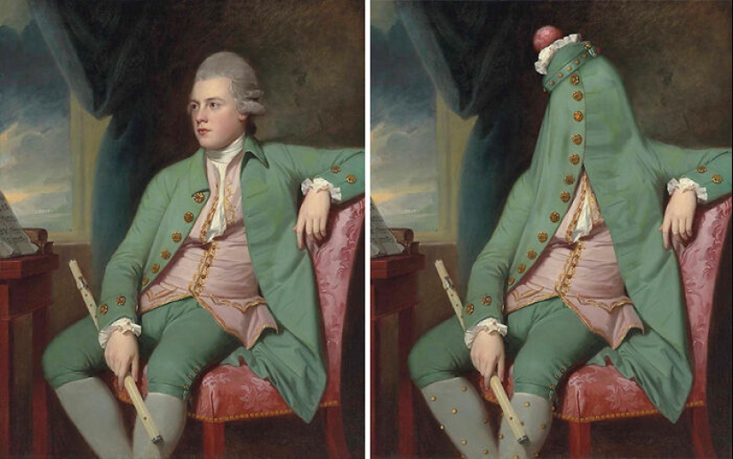 Commentary On Status: 15 Historic Portraits Of Elites Get A Makeover From This Artist