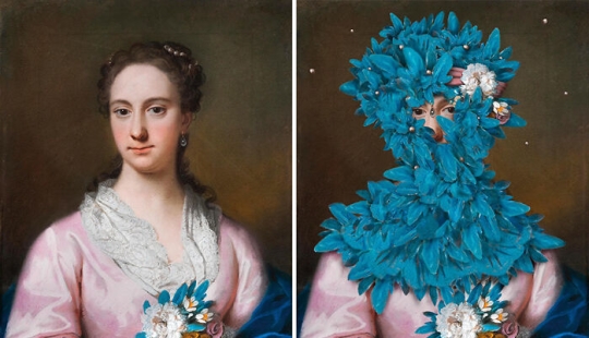 Commentary On Status: 15 Historic Portraits Of Elites Get A Makeover From This Artist