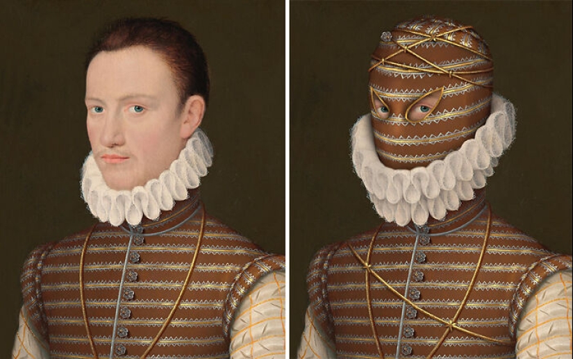 Commentary On Status: 15 Historic Portraits Of Elites Get A Makeover From This Artist