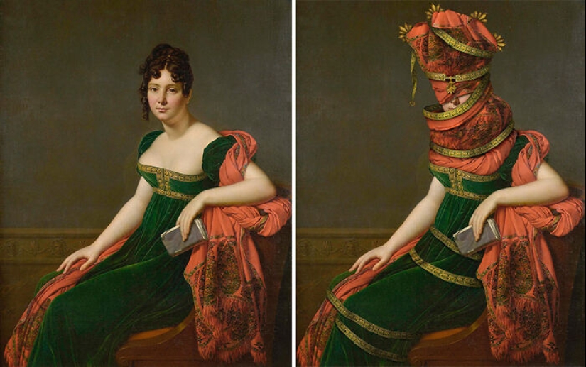 Commentary On Status: 15 Historic Portraits Of Elites Get A Makeover From This Artist