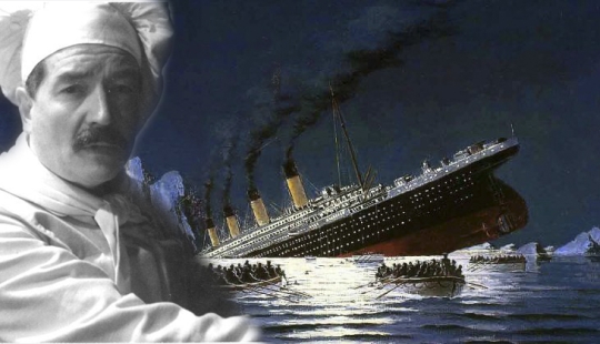 Como bebida Baker guardado en el Titanic, y muchos de los pasajeros del transatlántico hundido