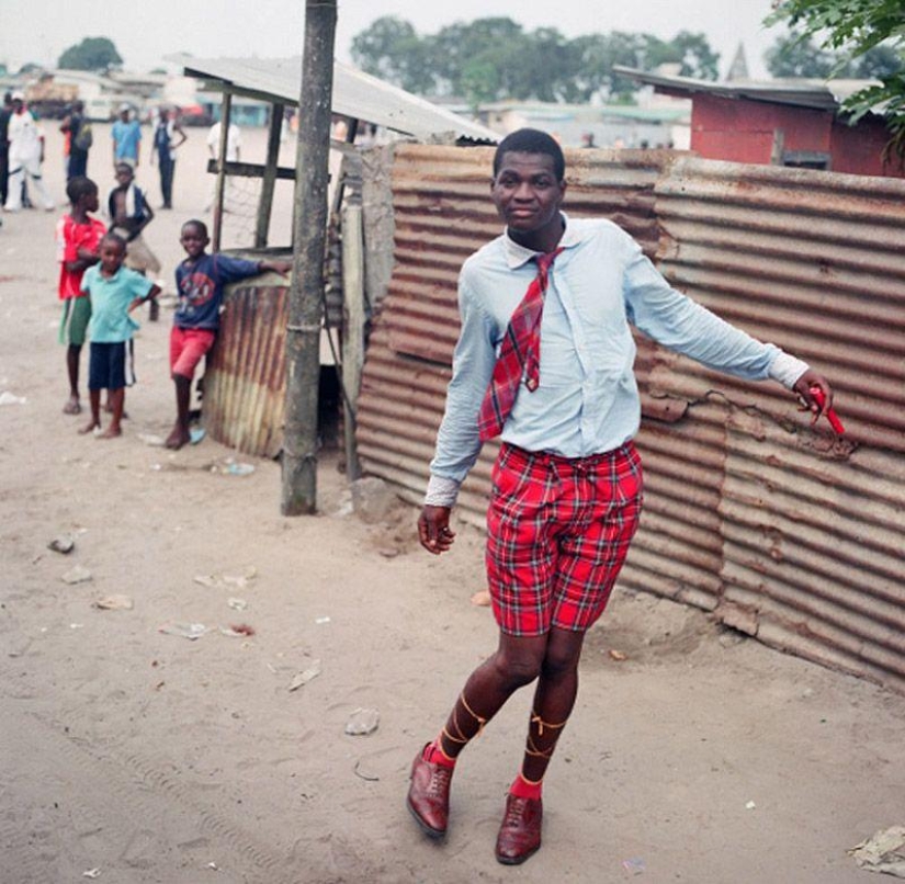 Comunidad de gente elegante: cómo viven los tipos del Congo