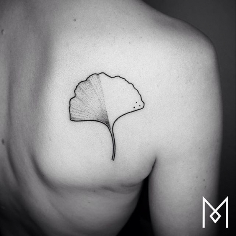 Cool tatuajes minimalistas dibujados en una línea