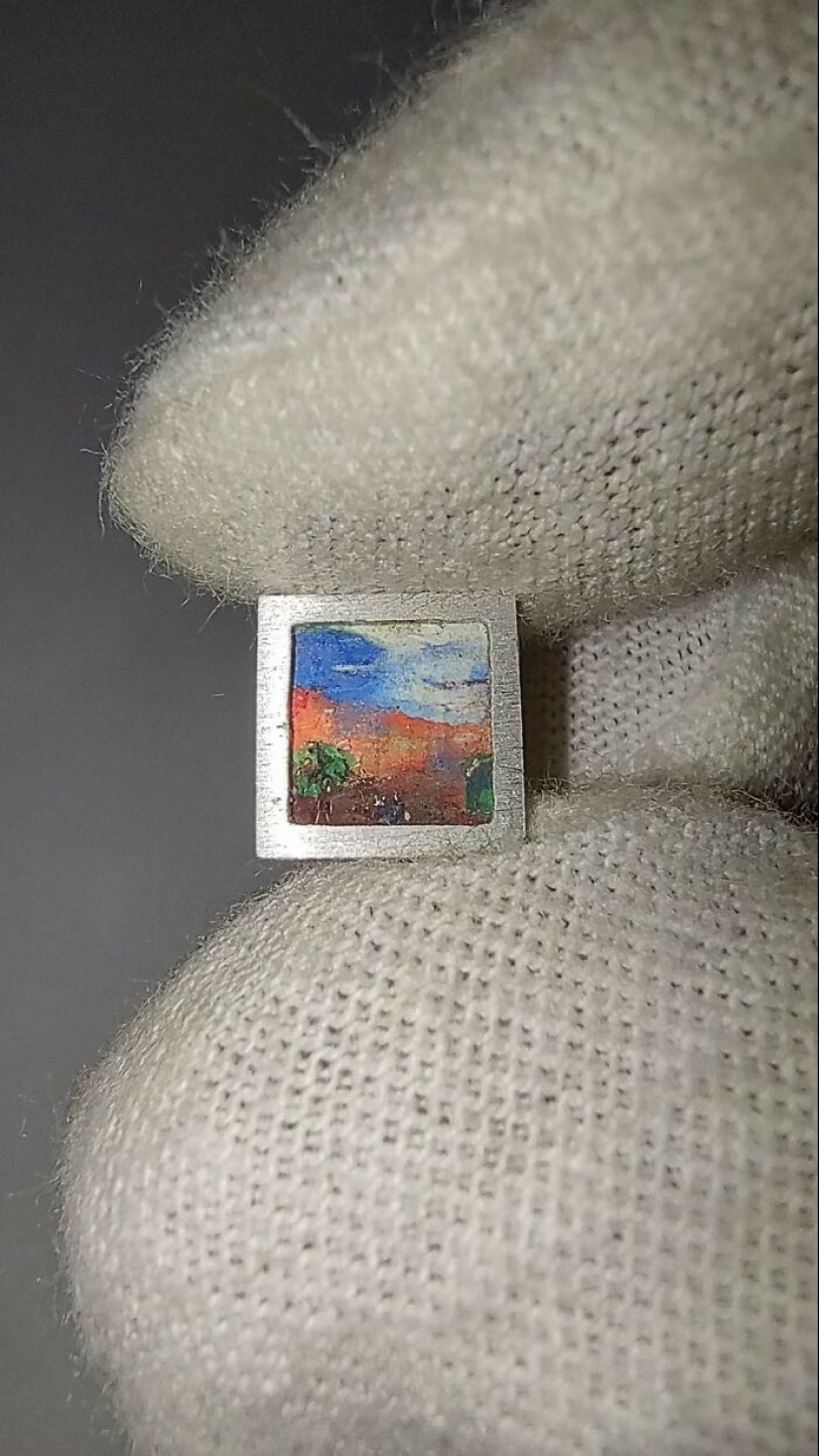 Creo la pintura más pequeña del mundo