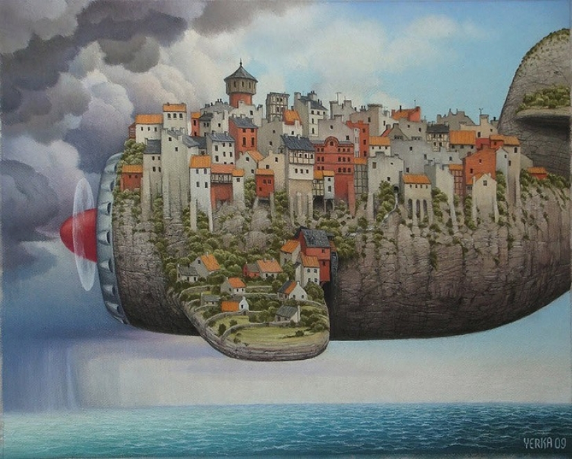 Cuanto más se mira, más se ve: los mundos surrealistas de Jacek Yerka