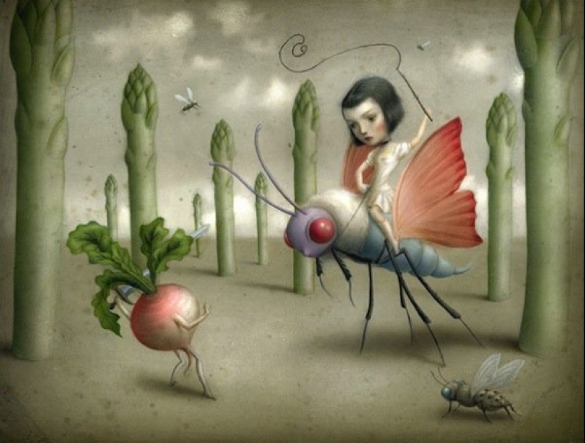 Cuentos de hadas no infantiles de Nicoletta Ceccoli-maestros de las ilustraciones inquietantes