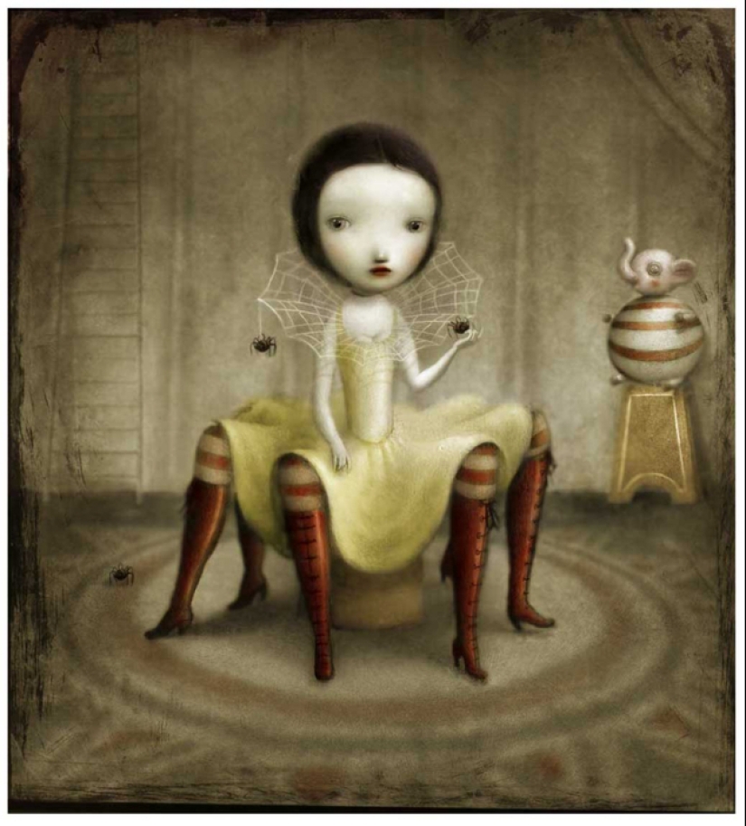 Cuentos de hadas no infantiles de Nicoletta Ceccoli-maestros de las ilustraciones inquietantes