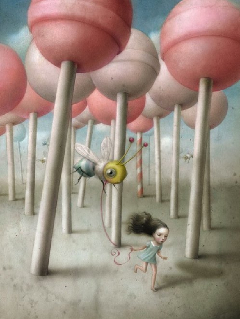 Cuentos de hadas no infantiles de Nicoletta Ceccoli-maestros de las ilustraciones inquietantes