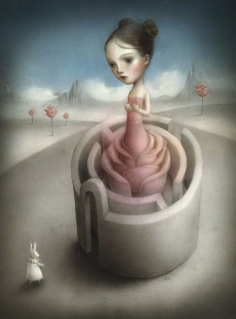 Cuentos de hadas no infantiles de Nicoletta Ceccoli-maestros de las ilustraciones inquietantes