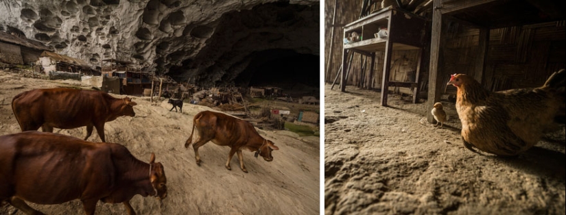 Cueva gigante en China, en el que puso toda la aldea de 100 personas