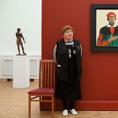 Curious photo series " Caretakers of Russian Museums»