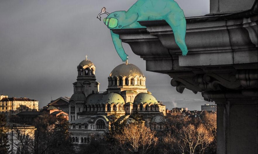 Cute and lazy: monsters of the Bulgarian illustrator who captured the whole city