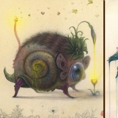 Cute Monsters by Artist Borge Sanchez