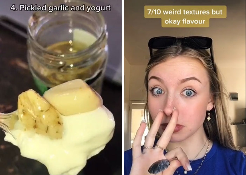 Cutlets with ice cream, oreo with salmon: a girl tests strange food combinations that pregnant women love