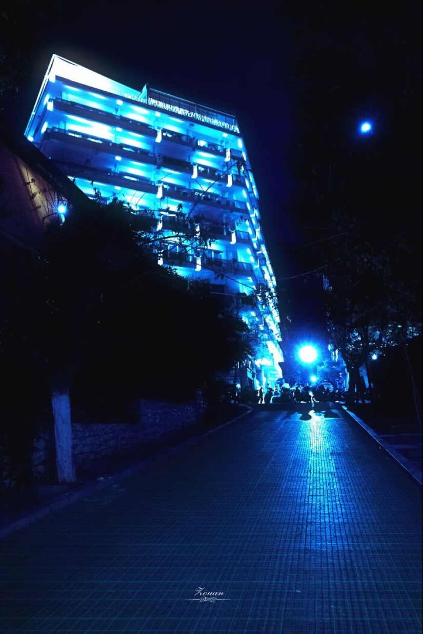 Cyberpunk Athens 2124: Night Street Photography By Zouan Kourtis