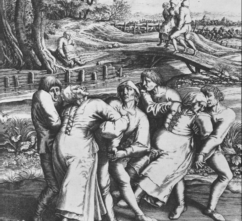 "Dancing plague" of the middle Ages — a deadly epidemic, the nature of which is still debated