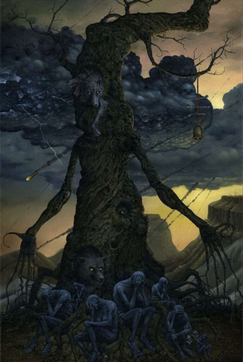 Dark stories in the paintings of Jeff Christensen