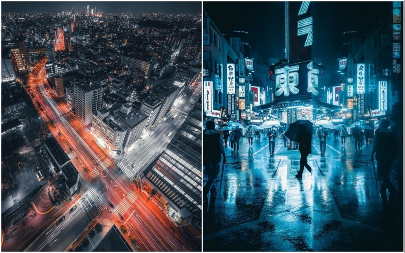 Day and night Japanese streets in the pictures James Takumi Seguna