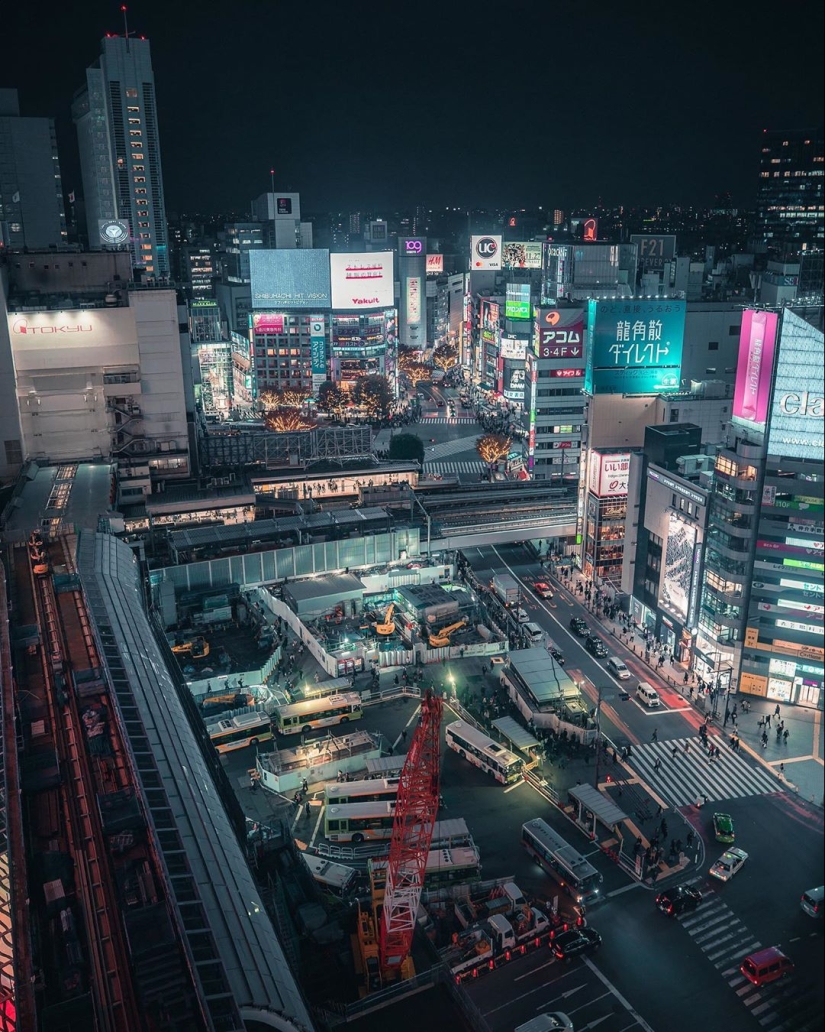 Day and night Japanese streets in the pictures James Takumi Seguna