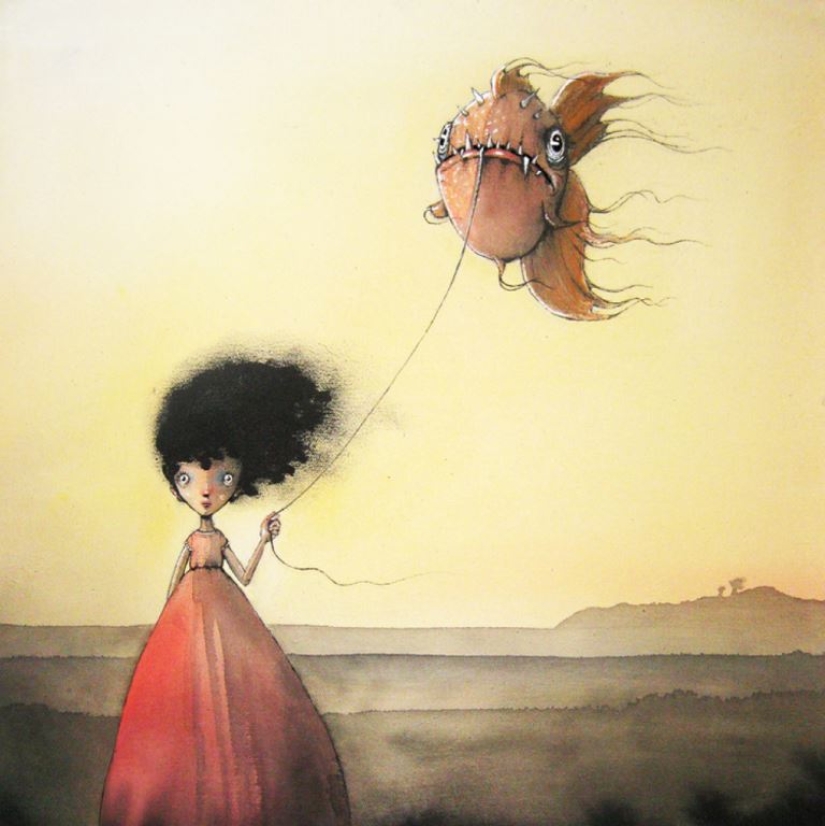 Daydreams from the Norwegian artist and storyteller Lisa Aisato